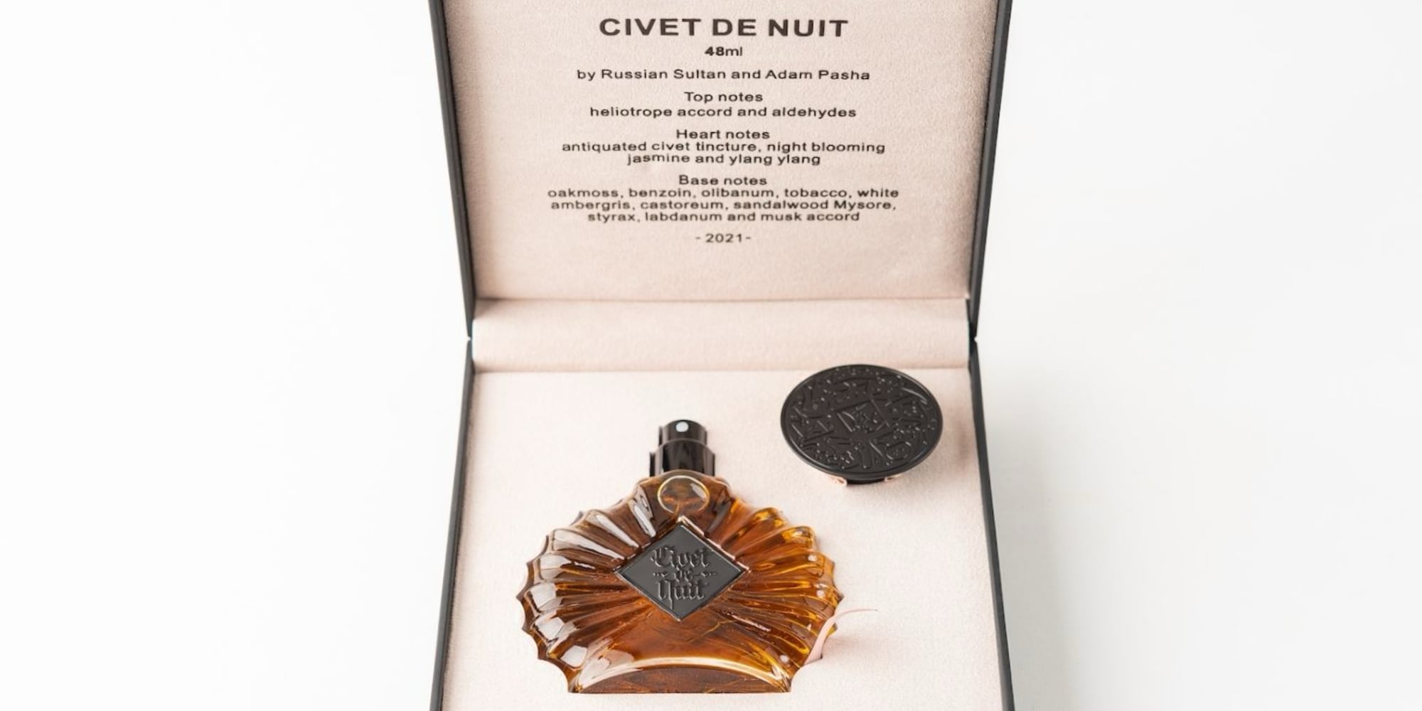 Civet de Nuit by Areej Le Doré, in collaboration with Sultan Pasha
